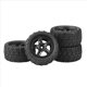 thumbnail image 2 of 8 Piezas Neumáticos de Goma Rueda de Neumático P6973 para Hobby Smax 1621 1625 1631 1635 1651 1655 1/16 Piezas de Actualización de Coche RC, 2 of 5
