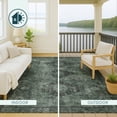 thumbnail image 4 of Addison Rugs Chantille Indoor/Outdoor Traditional Global Mint Machine Washable Runner Rug, 2'3" x 7'6", 4 of 8