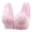 Light Purple, variant on Front Button Vest Mom Middle And Elderly Large Size Thin No Steel Ring Drawstring Bra Full Cup Bra Text Bra