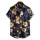 thumbnail image 3 of Camisas casuales con estampado de patchwork para hombre, ropa 3D pop hawaiana, camisas de playa, blusas Y2K de manga corta, ropa vintage, blusa con solapa, 3 of 4