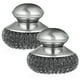 thumbnail image 5 of 2 estropajos de acero inoxidable, cepillos de limpieza de ollas, esponjas de alambre para limpiar platos, estropajos de metal, estropajos de acero inoxidable con mango, 5 of 7