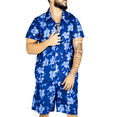 thumbnail image 1 of Conjunto Hombre Verano Camisa y Short a Juego Alberca Playa y Calor, 1 of 5