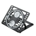 thumbnail image 2 of Soporte para Laptop Cooling KOKIYA 2 Ventiladores Silenciosos 6 Altura Ajustable Plegable Negro, 2 of 8