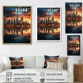 thumbnail image 4 of Designart "Beautiful Cityscape of Dubai" Cityscapes Floater Framed Wall Decor, 4 of 7