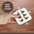 thumbnail image 7 of 3drose, Six Geese A-laying Mid-century Retro Cut-out, Set of 8 Coasters - Soft, 7 of 7
