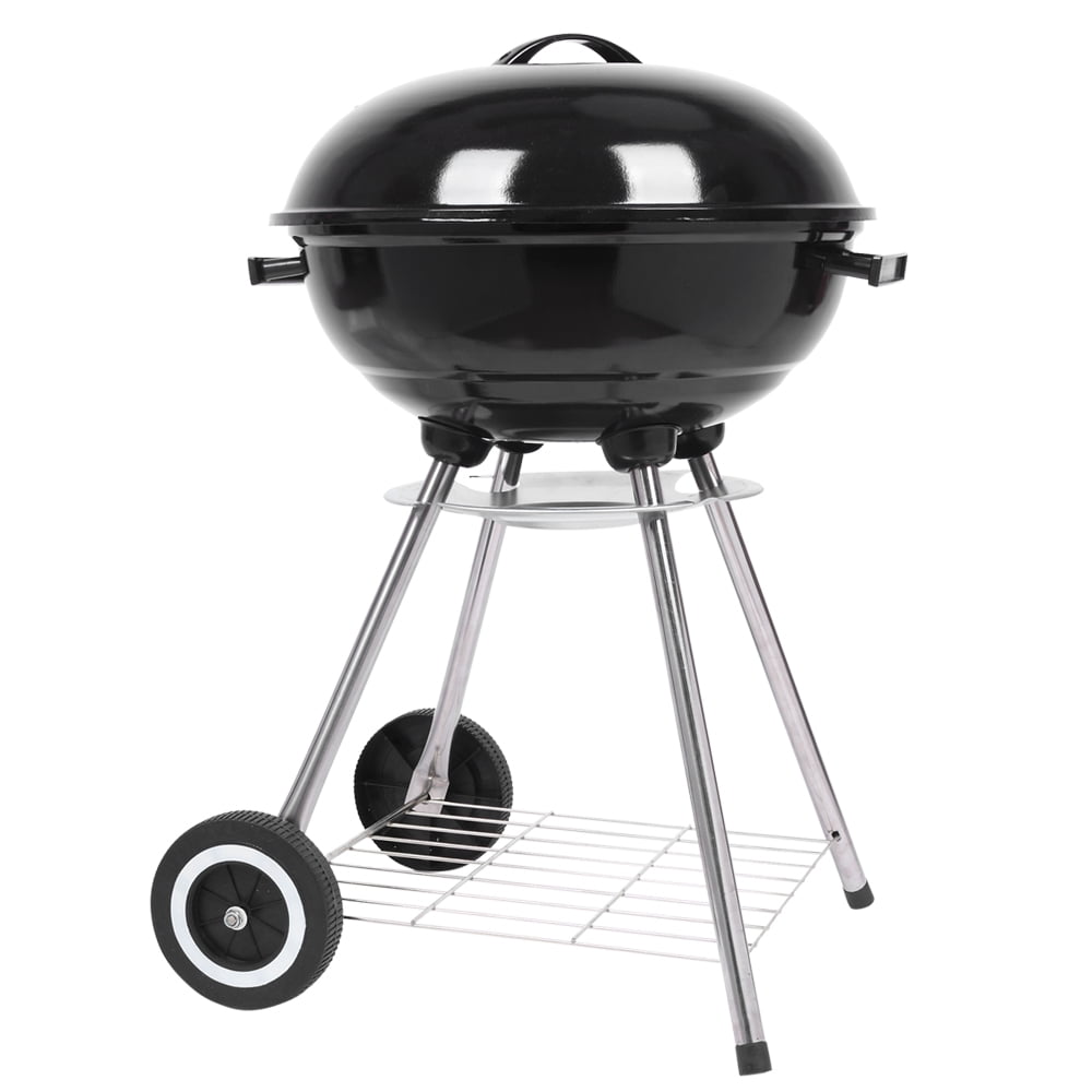 Portable Grill with 2 Wheels, Upgrade Steel Charcoal Grills On Sale