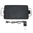thumbnail image 2 of Electric Griddle Small Smokeless Nonstick Multifunctional Stove Top Flat Griddle for Breakfast Indoor BBQ Small Size EU Plug 220V, 2 of 5