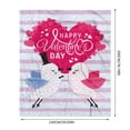 thumbnail image 2 of Liquidation! Couverture de la Saint-Valentin Couverture Décorative en Flanelle Couverture de Climatisation Couverture Jetée, 2 of 3