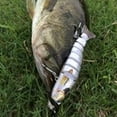 thumbnail image 4 of 13cm/21.5g Sinking Mud Fish Lure Barbed Multi Jointed Artificial Bait With Treble Hook for Freshwater, 4 of 7