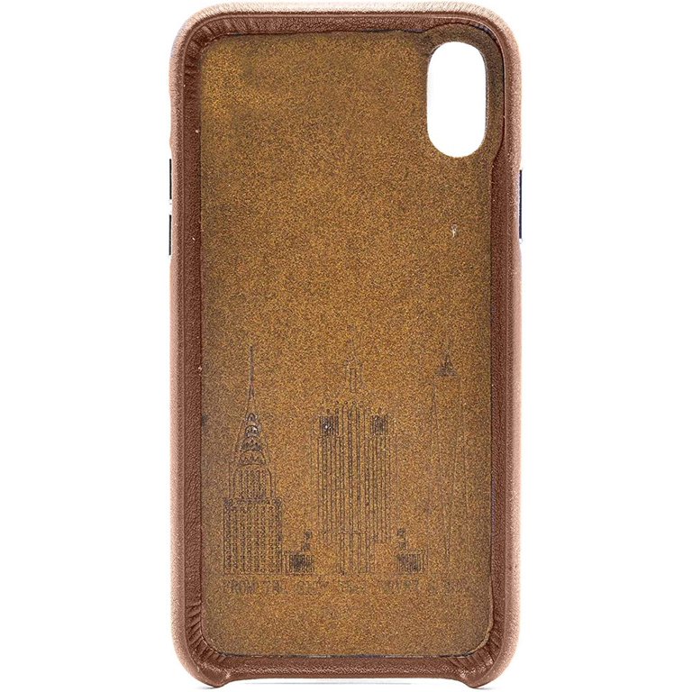 Genuine Cowhide Leather Cell Phone Case for iPhone 8