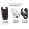 thumbnail image 1 of OEMTOOLS 37110 Oxygen Sensor Socket Set, 3 Piece O2 Sensor Wrench Kit with Case, 22mm O2 Sensor Socket Tools for 3/8 Drive and 1/2 Drive Sensor Remover And Installer, Oxygen Sensor Wrench, 1 of 5