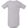 thumbnail image 3 of Bella Canvas Baby Jersey One Piece, 3-6, Athletic Heather, 3 of 3