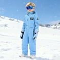 thumbnail image 2 of lnmuld Two Piece Toddler Boys All Weather Ski Suit Windproof Insulated Snowsuit for Winter Outdoor Snowboarding Adventures Size:5-6 Years, 2 of 4
