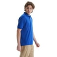thumbnail image 3 of Hanes Men's EcoSmart Short Sleeve Jersey Polo Shirt, up to Size 6XL, 3 of 8