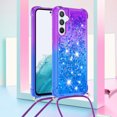 thumbnail image 2 of Funda para Samsung Galaxy A54 5G Brillantina Líquida Divertida Reluciente y con Cristales en Movimiento Cuerpo Cruzado con Cordón Ajustable, 2 of 5