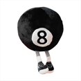 thumbnail image 1 of Billar Negro 8 Divertidos Deportes Peluches Muñecos de Peluche Regalo para Niños Muñeco Billar Negro 8 45cm, 1 of 5