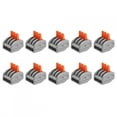 thumbnail image 3 of 10Pcs Terminal Block Spring Lever Cable Cage Clamp Wire Connectors, 3 of 8