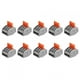 thumbnail image 4 of Terminal Block Easy to Operate Insulated Wire Block Terminal Connector Safe 10Pcs for Auto Marine ANGGREK Otros, 4 of 8