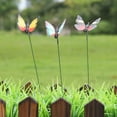 thumbnail image 3 of 50 Piezas de artesanías Artificiales Mariposa Animada decoración de jardín de césped Paisaje Interior Adornos al Aire Libre para el jardín de la casa decoración de la Tienda de Bodas, 3 of 8