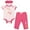 Pink, variant on Harry Potter Newborn Baby Girls Bodysuit Pants and Headband 3 Piece Outfit Set Newborn to Infant