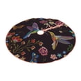 thumbnail image 2 of Bingfone Christmas Tree Skirt Mat Christmas Decoration Interior 36"-Humming Bird, 2 of 8