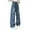 d-406Blue179, variant on MEZZALL Child Pants Girls Wide Leg Pants Star Print Denim Trousers Loose Fit Casual Straight Leg Style Comfort Fashion Playful Everyday Wear Adorable Slacks