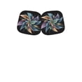 thumbnail image 5 of Binienty Boho Floral Car Sun Shade for Windshield Foldable Sunshade Front Window Cover Sun Visor Auto Sun Heat and UV Rays Blocker Keep Your Vehicle Cool Protector Accessories for Truck SUV, 5 of 6