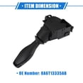 thumbnail image 6 of Car Turn Signal Switch Compatible for Ford Fiesta VI 2008-2009 Durable Black Headlight Switch Stalk, 6 of 6
