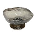thumbnail image 2 of Escurridor de pedestal, frutero, organizador de contenedores, plato decorativo para exhibición de postres Plateado negro, 2 of 9