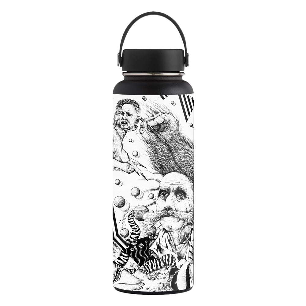 Disoriented Stickers Skin Decal Wrap Compatible With Hydro Flask 40 oz. Wide Mouth Sticker ...