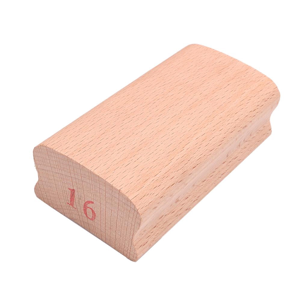 LeeQinersw Wooden Radius Sanding Block Fingerboard Fret Leveling DIY Guitar Tool 16'' 16inch