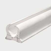 Taco Metal Boat Flex Track V25-9720 | 5/8 x 5/8 Inch Rigid White (20 FT)