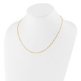 thumbnail image 2 of Auriga 925 Sterling Silver Gold-plated Adjustable 1.2 mm Diamond-cut Square Snake Chain Necklace for Women 30", 2 of 4