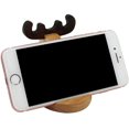 thumbnail image 6 of Cute Deer Cell Phone Holder Stand Wooden Smartphone Desk Holder for All Mobile Phones Animal Phone Stand Desk Ornament, 6 of 14