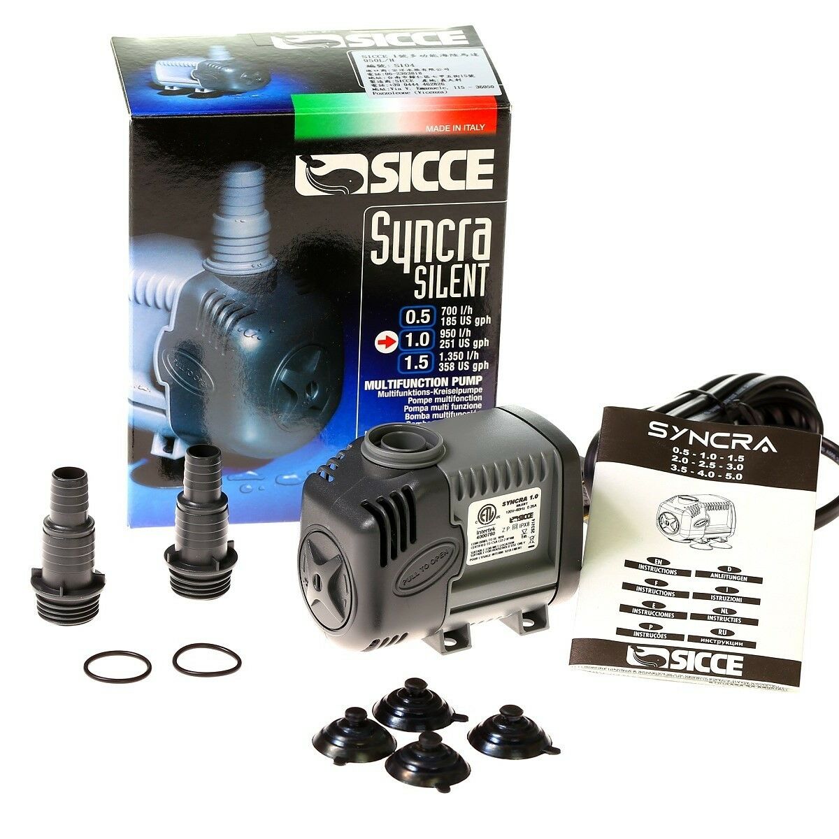 Sicce Syncra 1.0 Aquarium Pump, 251gph