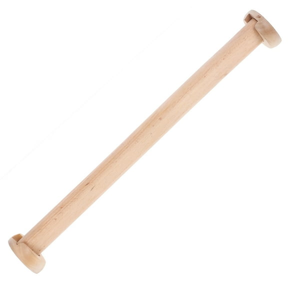 Niceauty Heavy Duty Wooden Closet Rod for Clothes Made with Robust Beech Wood