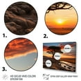 thumbnail image 3 of Designart "Maasai Mara National Sunset" Landscapes Wall Art Living Room, 3 of 5