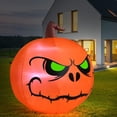 thumbnail image 3 of Decoración inflable de Halloween Sizonjoy con diseño de calabaza de 1,2 m con LED, 3 of 7
