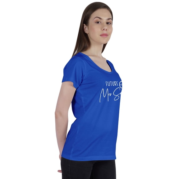 Inkdotpot Personalized Womens Tshirt Top Future MrsWeddingAnnouncement Shirt-SL