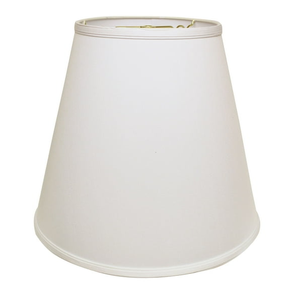 18" White Deep Empire No Slub Lampshade