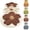 Brown/47.2"X19.6", variant on Clearance! Upgraded Cute Rugs for Bedroom, Floral Area Rug, Non-Slip Absorbent Bathroom Mat Super Cute Machine Washable Bathroom Mat Floral Soft Fluffy Bath Mat 47"x20" A