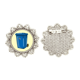 thumbnail image 1 of Cubo de basura Unbranded Broche de plata 7.5 cm, 1 of 3