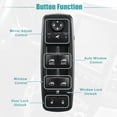 thumbnail image 3 of Interruptor de ventanilla eléctrica principal Unique Bargains para Jeep Grand Cherokee 4D SUV 2014-2016 68184803AC, 3 of 8