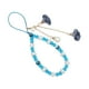 thumbnail image 1 of Methold Correas para teléfono móvil, cordón de flores de cristal, correa de llavero con cuentas a la moda, de cuerda colgante, adornos para Electrónica Azul, 1 of 6