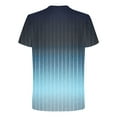 thumbnail image 3 of Qiopertar Liquidation à Moins de 5$ Hommes Imprimé Col Rond Mode Décontractée Manches Courtes Blouses Chemises en Liquidation Accès Anticipé Offres, 3 of 4
