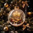 thumbnail image 2 of Christmas Story Ornament Ball, 3.9-Inch Lighted 3D Sphere with Flat Holiday Artwork for Tree, Window, Mantel and Festive Home Decor, 2 of 6
