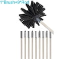 thumbnail image 1 of Flexible Flue Brush Rods Chimney Brush Kit Chimney Sweep Soot Cleaning Rod, 1 of 10