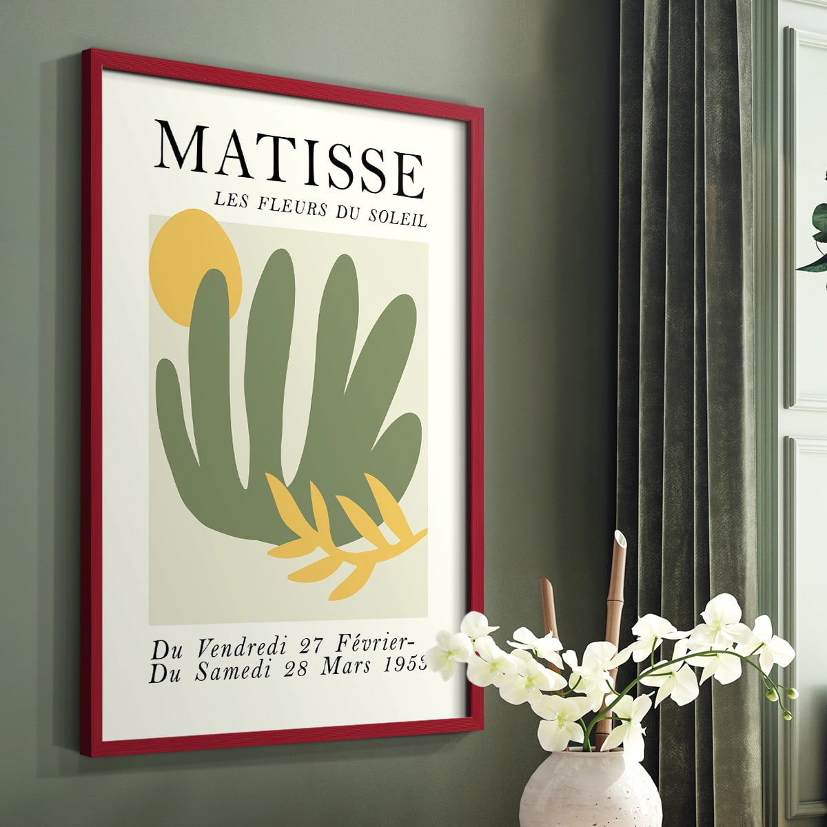 Matisse CCLXXVIII in Solid Wood 8 x 10 Framed Print