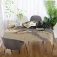 thumbnail image 6 of BZSMCE Square Tablecloth White Wine by The Sea Pattern Tableclothes, 6 of 9