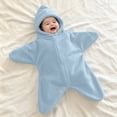 thumbnail image 2 of Generic Baby Starfish Onesie - Baby Wearable Blanket - Cozy Sleep Sack, Wrap Fleece Jumpsuit, 2 of 4